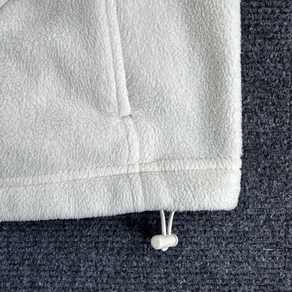 Columbia Fleece Jacket Womens XL Extra Large Cream Full Zip Benton Springs - Picture 9 of 16